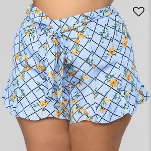 Flowery Shorts